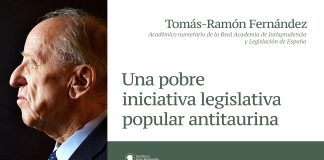 Una pobre iniciativa legislativa popular antitaurina