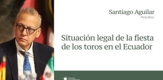 Situación legal de la fiesta de los toros en el Ecuador
