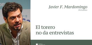 El torero no da entrevistas